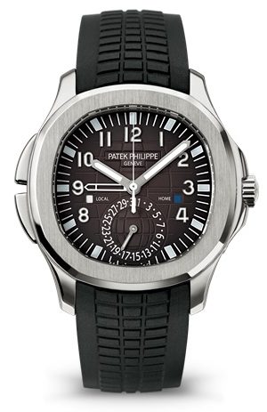 Patek Philippe Aquanaut Travel Time Stainless Steel Watch Timemasters