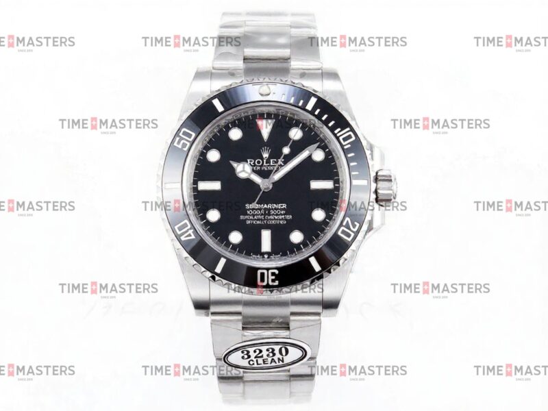 Rolex Submariner - 41 mm - פלדה באזל שחור לוח שחור גימור קצה
