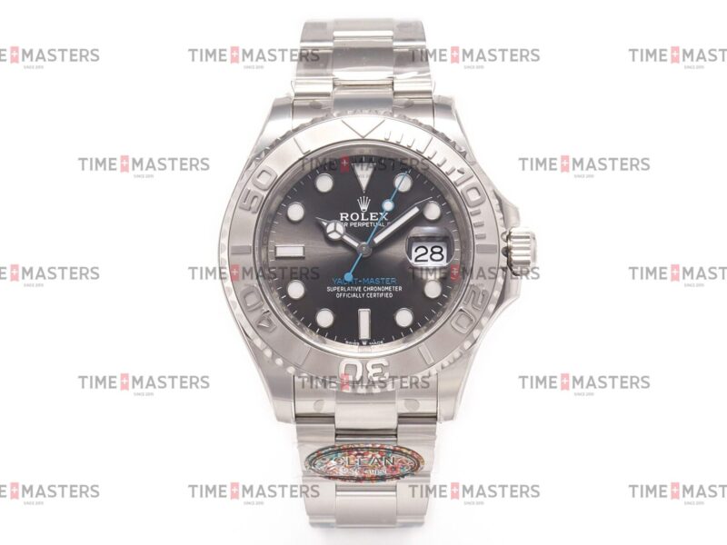 Rolex Yacht-Master - 40 mm - פלדה רצועת אויסטר לוח אפור גימור קצה